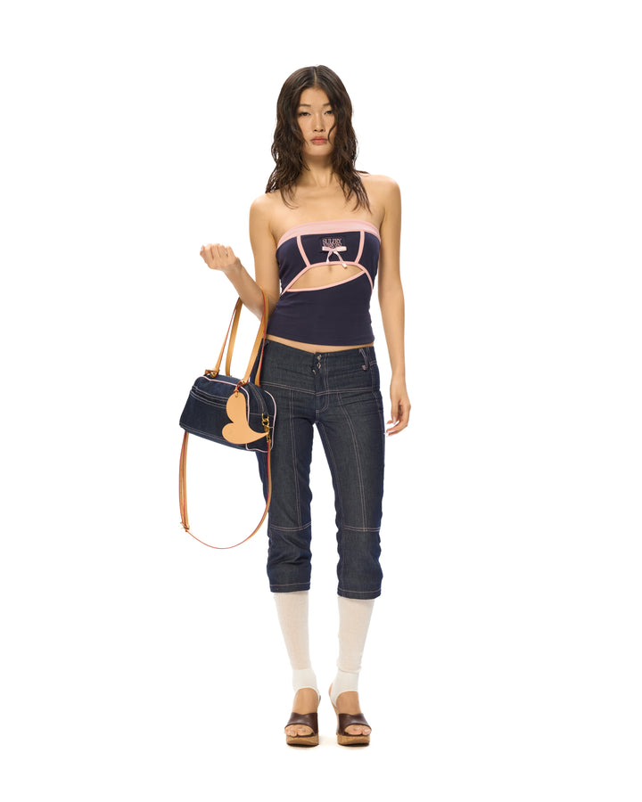 “Easy Tuck” Petite Denim