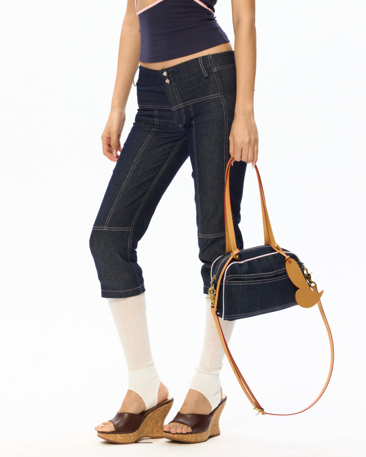 “Easy Tuck” Petite Denim