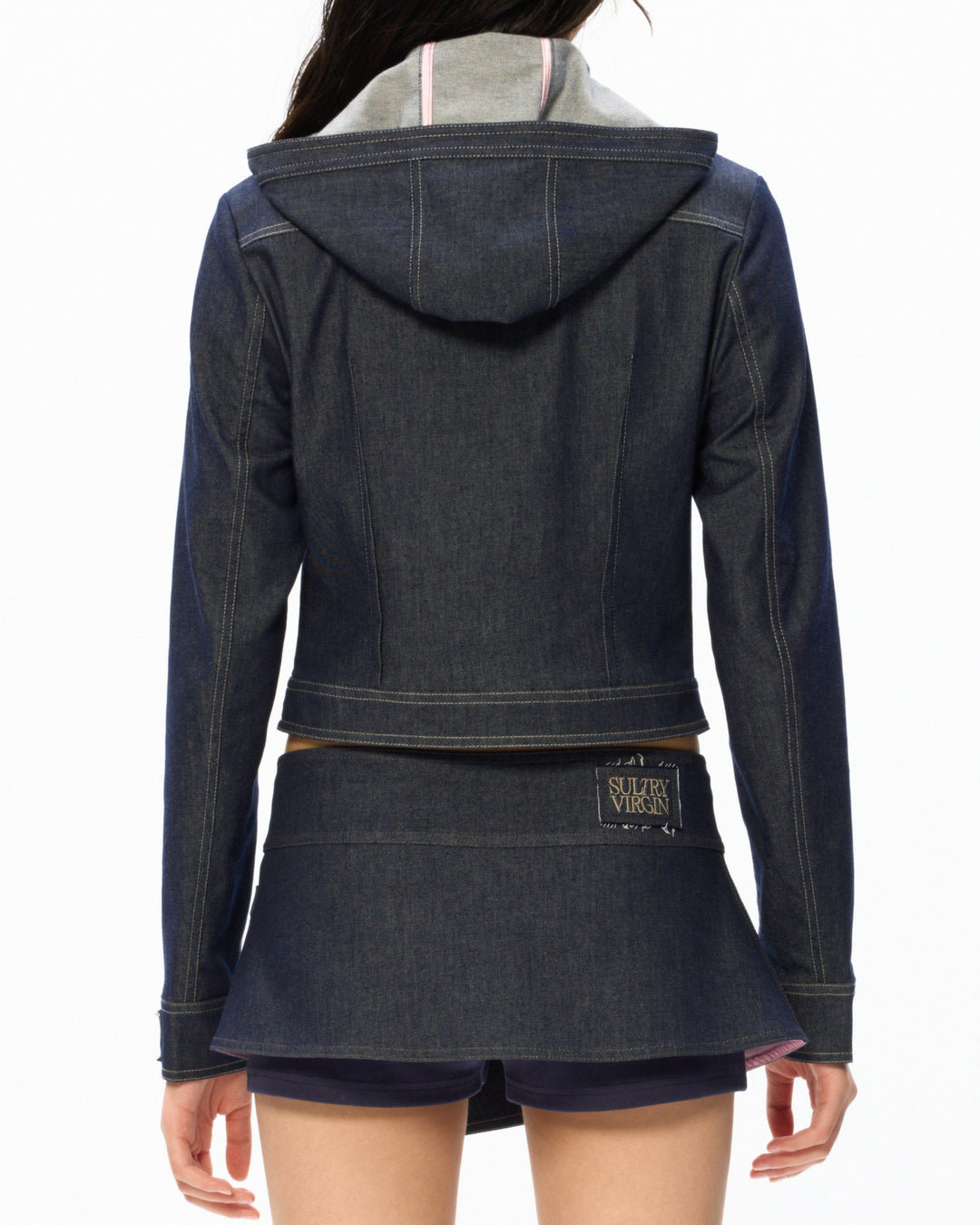 "Virgin Denim" Skort