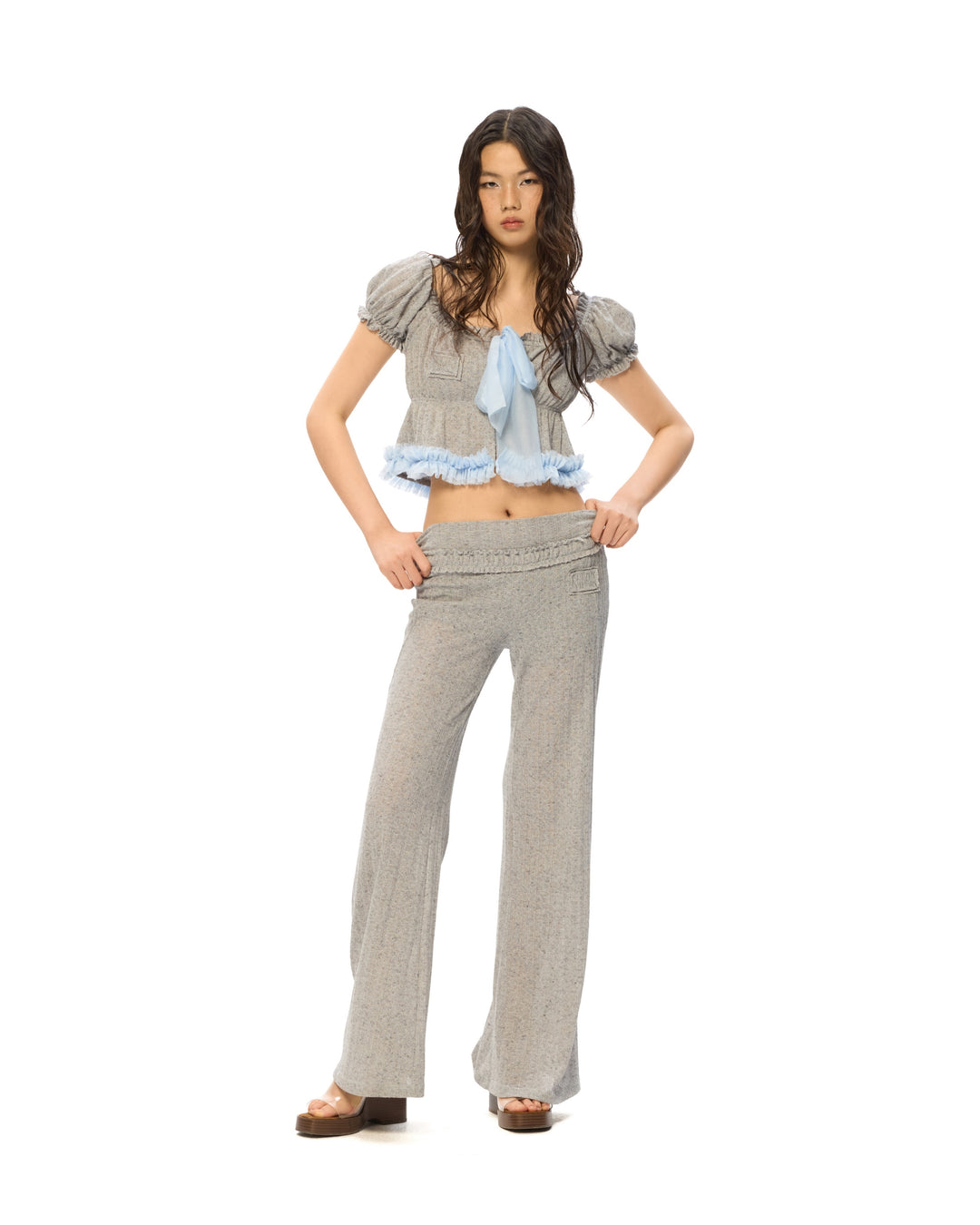 "Lenina" Top Gray