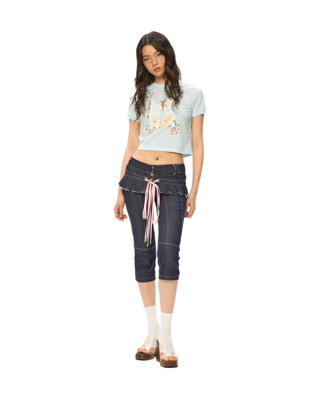"Virgin Denim" Capri