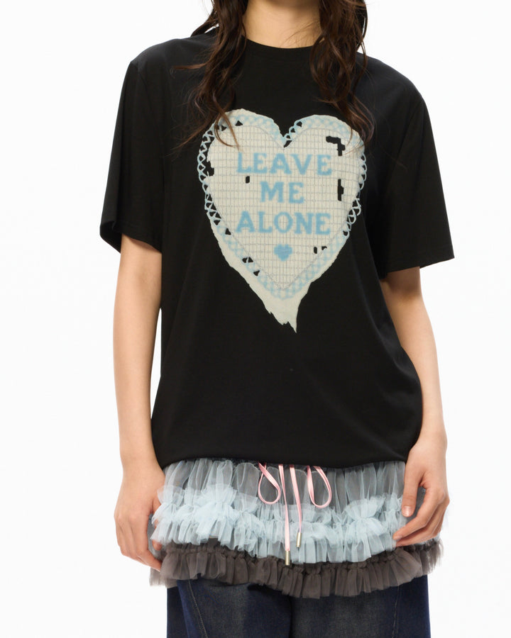 "Broken Pattern" Tee Black