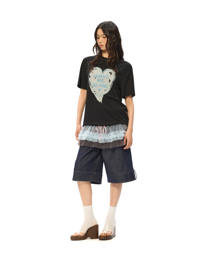 "Broken Pattern" Tee Black