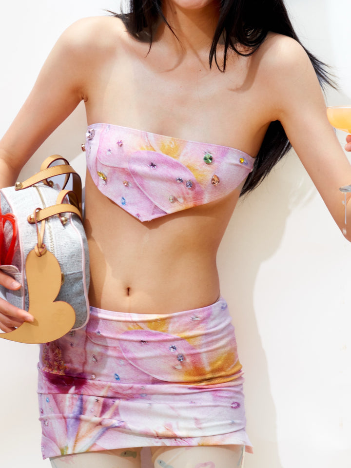 "Tropical Jewel" Triangle Bikini