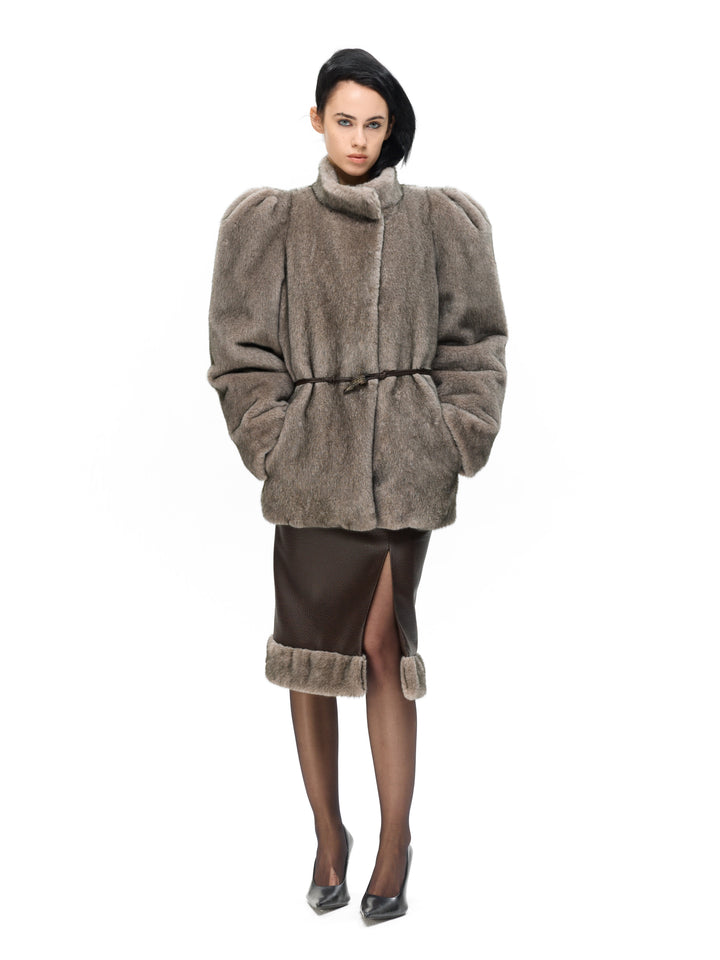 "Trustee" Slit Skirt