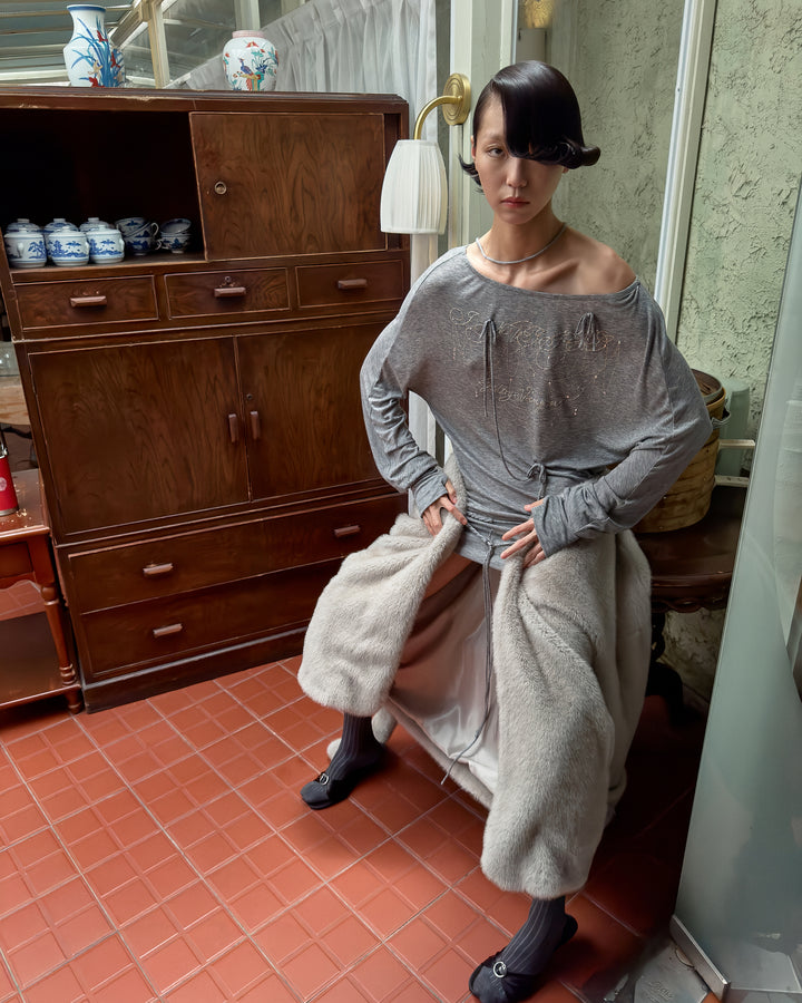 "Hostess" Batwing Top