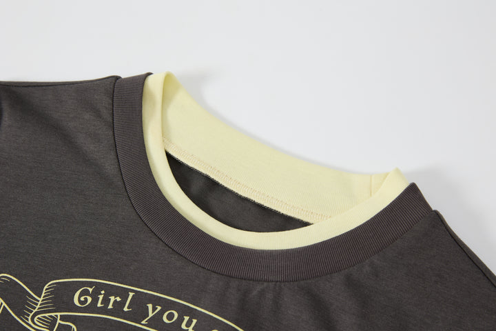 "Girl Up" Crest Tee