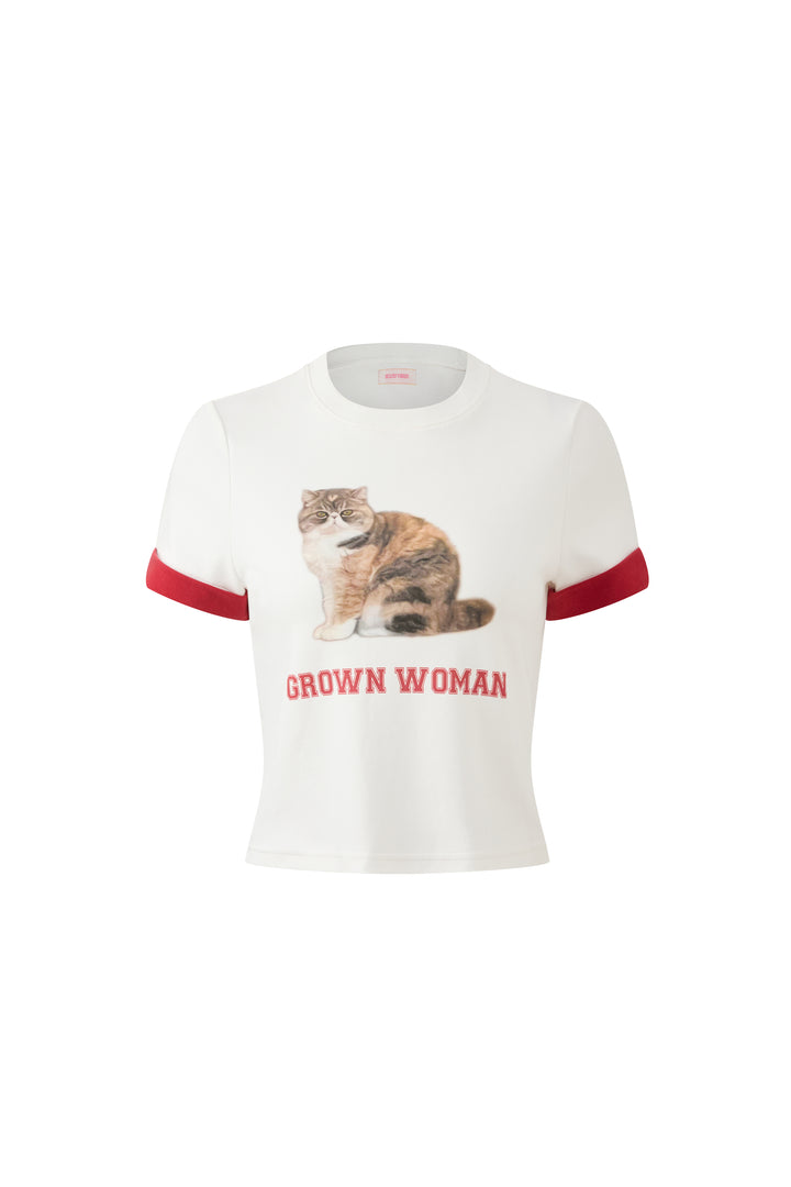 “Grown-up" Crop Tee