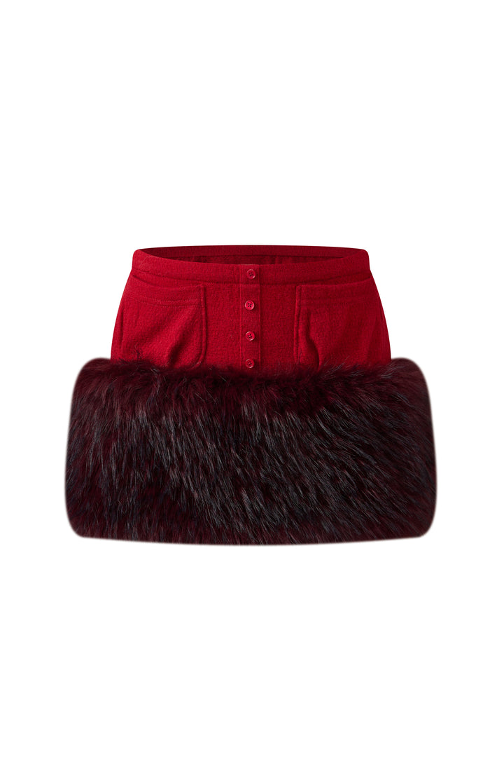 "Semi-Vixen" Skirt Red