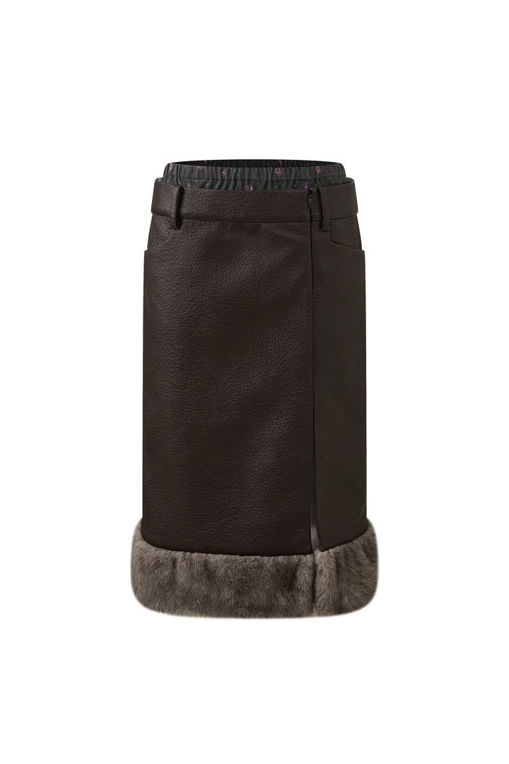 "Trustee" Slit Skirt
