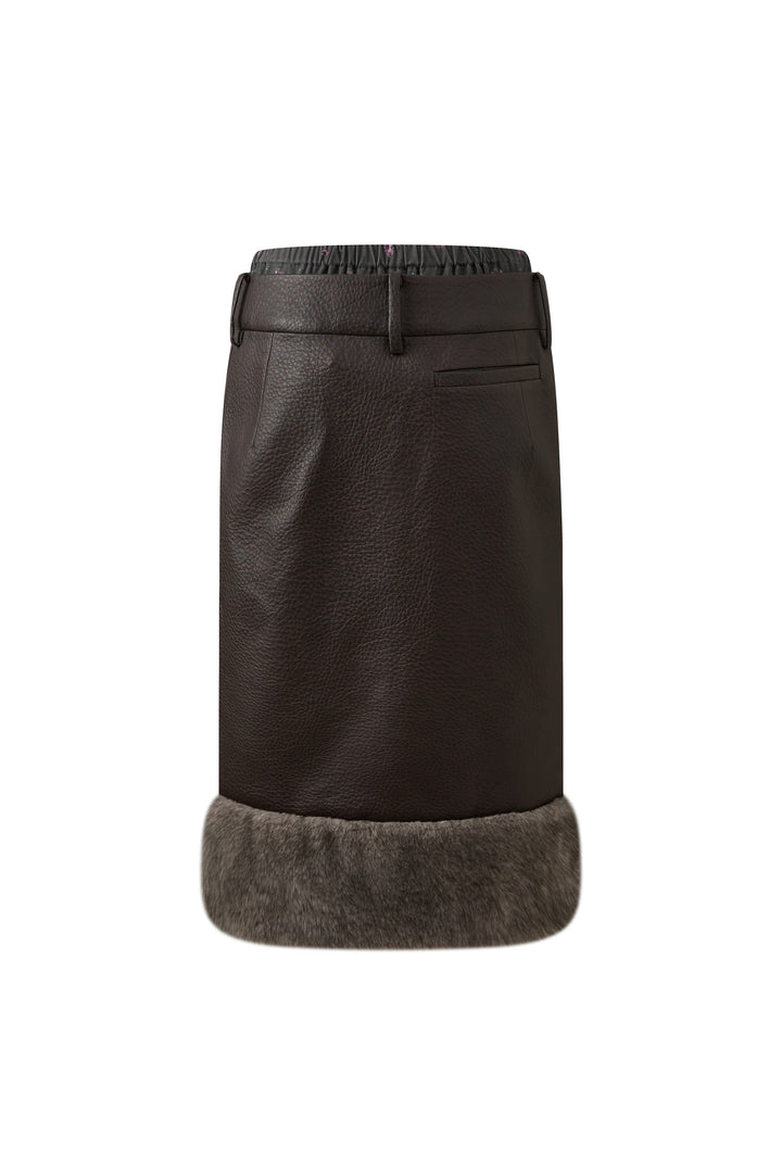 "Trustee" Slit Skirt