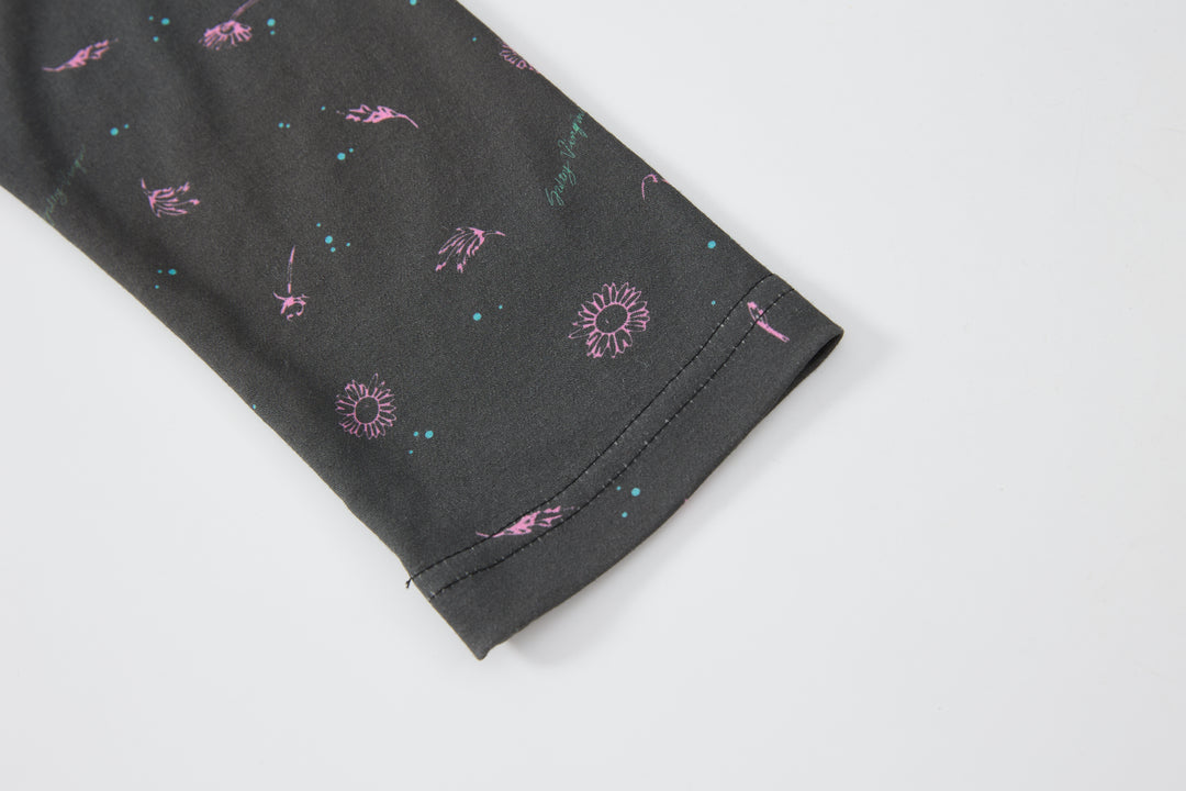 "Roomie" Henley Top Black