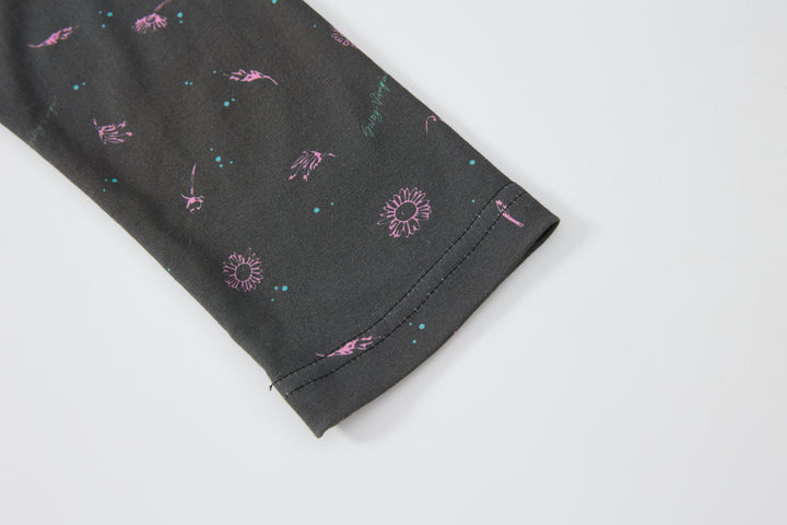 "Roomie" Henley Top Black