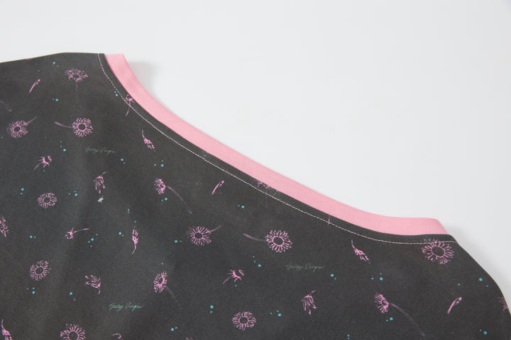 "Roomie" Henley Top Black