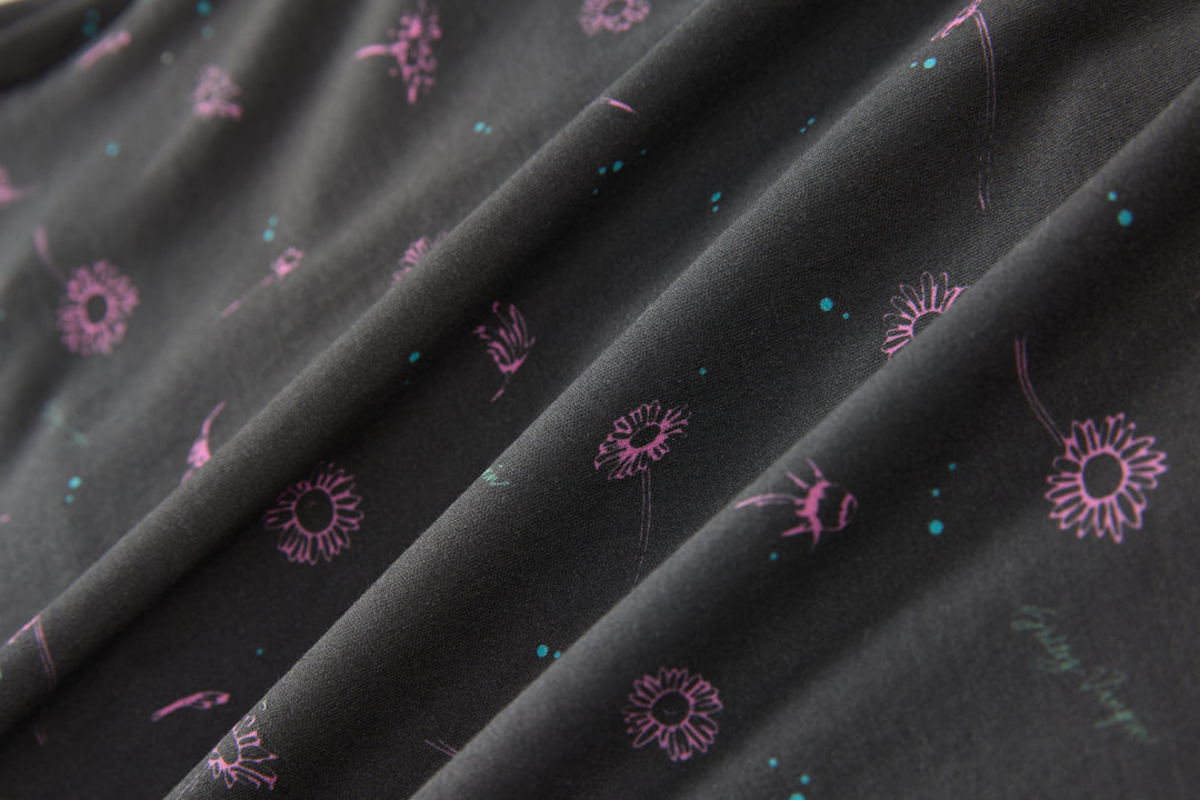 "Roomie" Henley Top Black