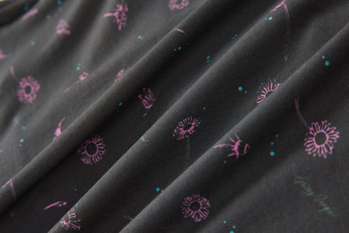 "Roomie" Henley Top Black