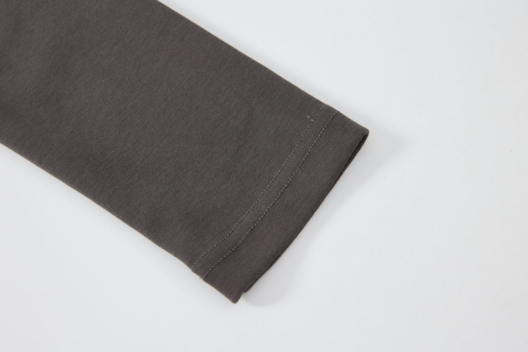 "Roomie" Henley Top Grey