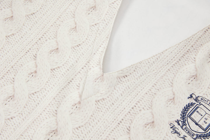 "Alumna" V-Neck Top