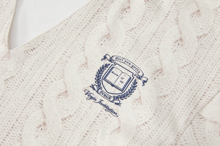 "Alumna" V-Neck Top