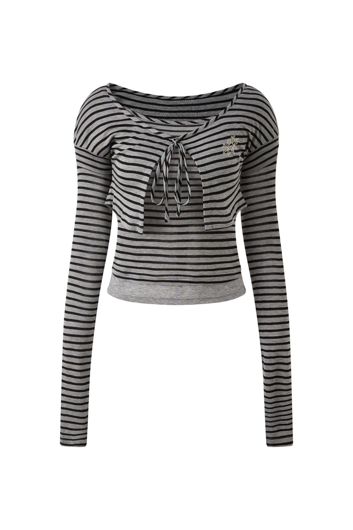 "Curfew" Cardigan Top
