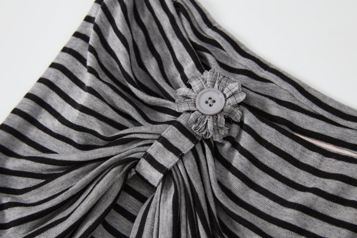 "Curfew" Stripe Top