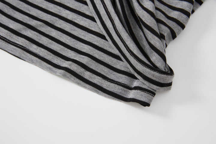 "Curfew" Stripe Top