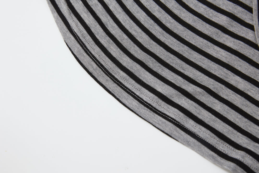 "Curfew" Stripe Top