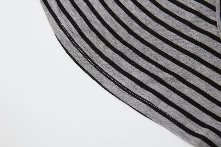 "Curfew" Stripe Top