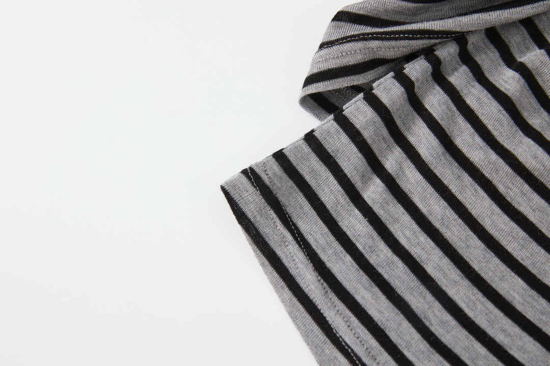 "Curfew" Stripe Top