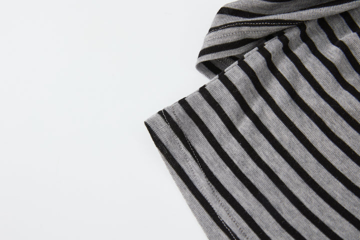 "Curfew" Stripe Top