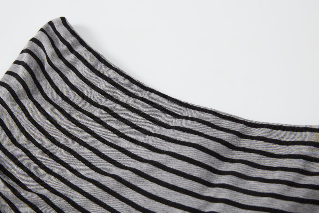 "Curfew" Stripe Top