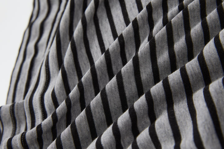 "Curfew" Stripe Top