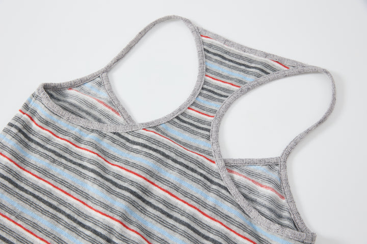 "Curfew" Stripe Cami