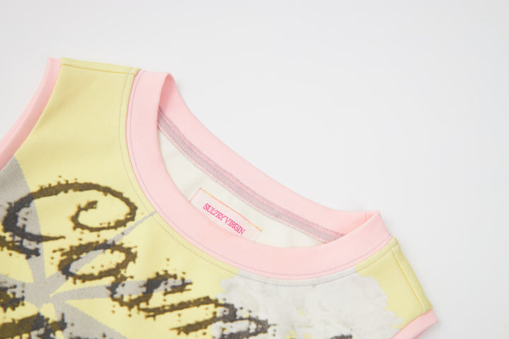 "Cosmic Farewell" Printed Top