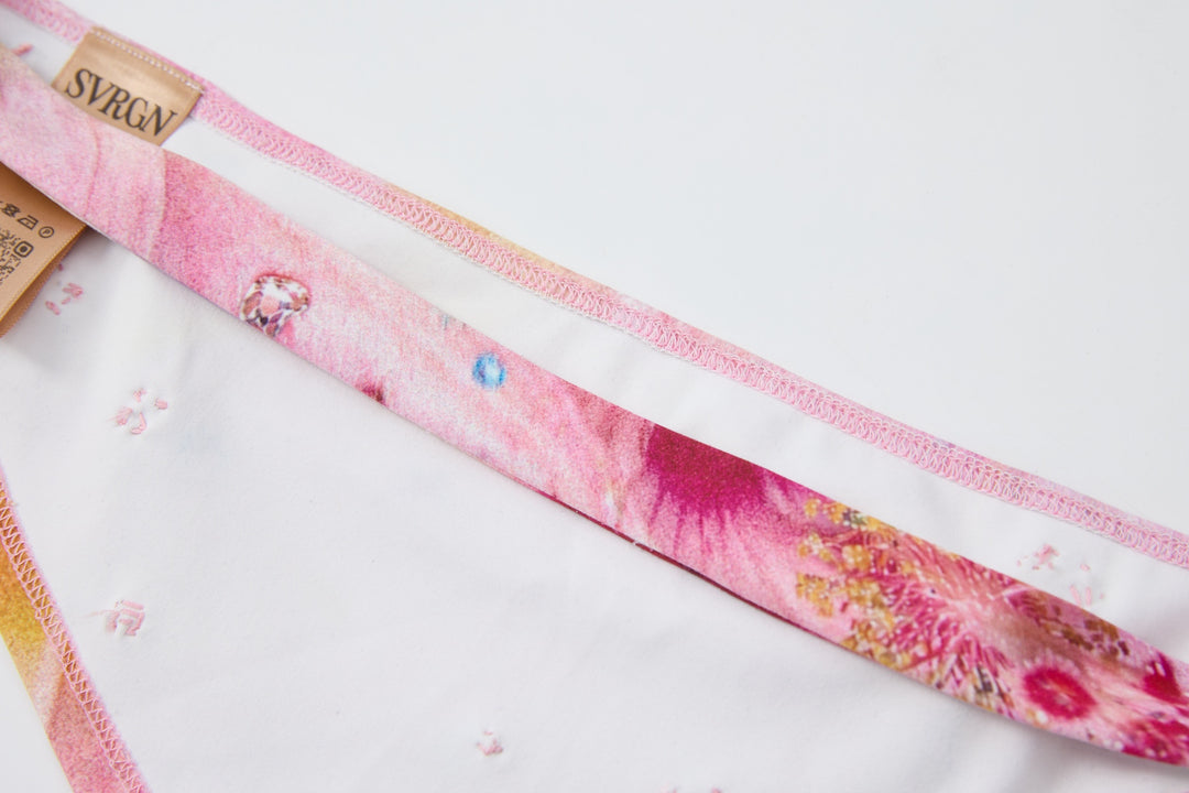 "Tropical Jewel" Triangle Bikini
