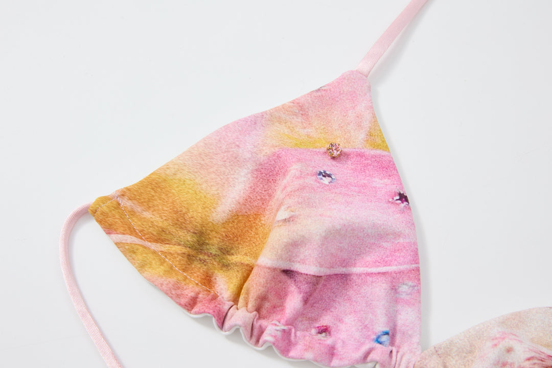 "Tropical Jewel" Bikini Top