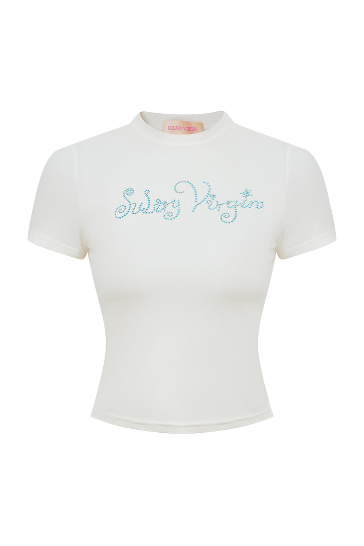 "Sultry Virgin" Tee Matt White