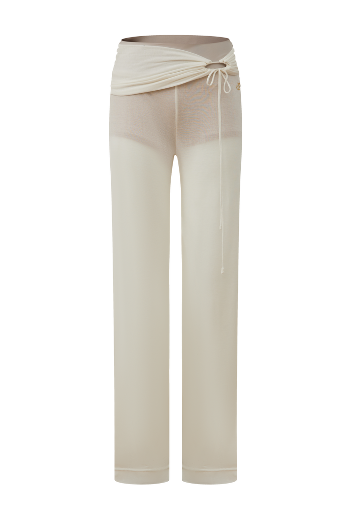 "Chilling"Trousers White