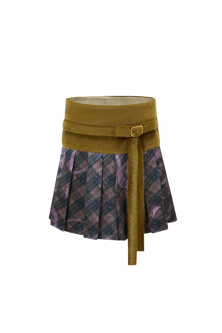 "Gifted" Skirt Plaid