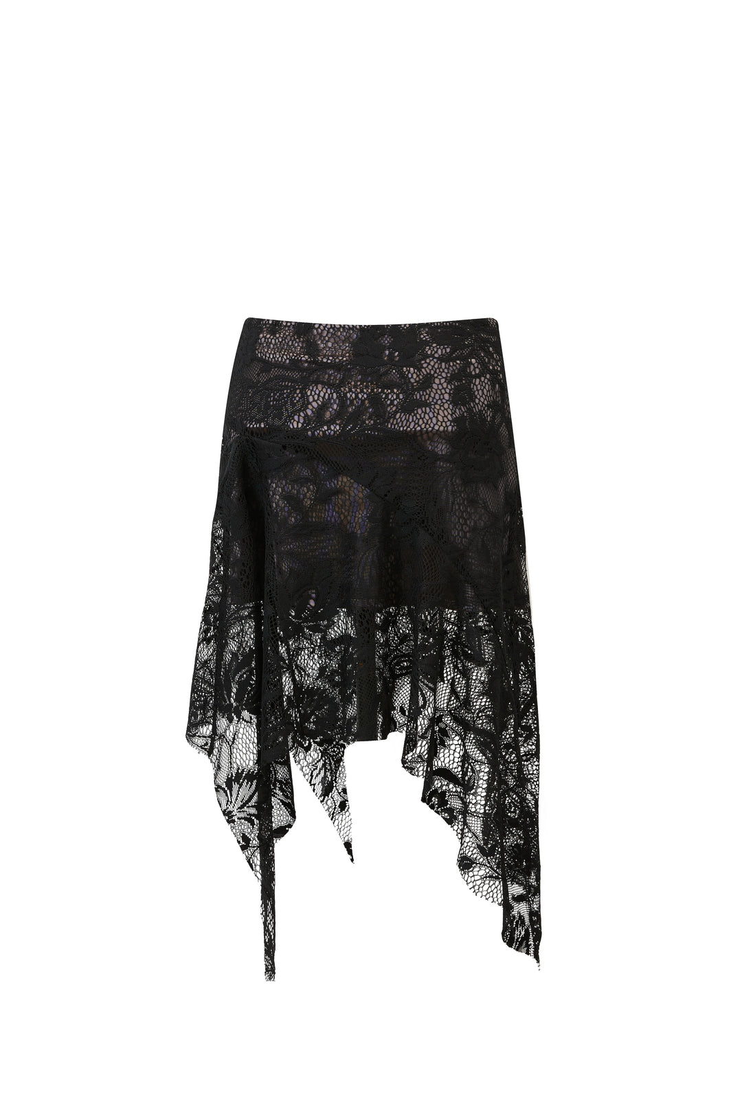 "Laced up" Skirt Black