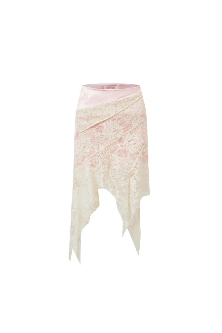 "Laced up" Skirt Pink