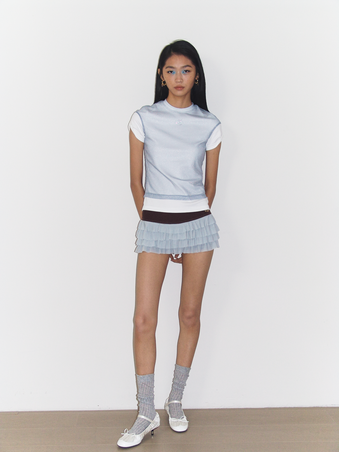 "Cakey" Skort Powder Blue