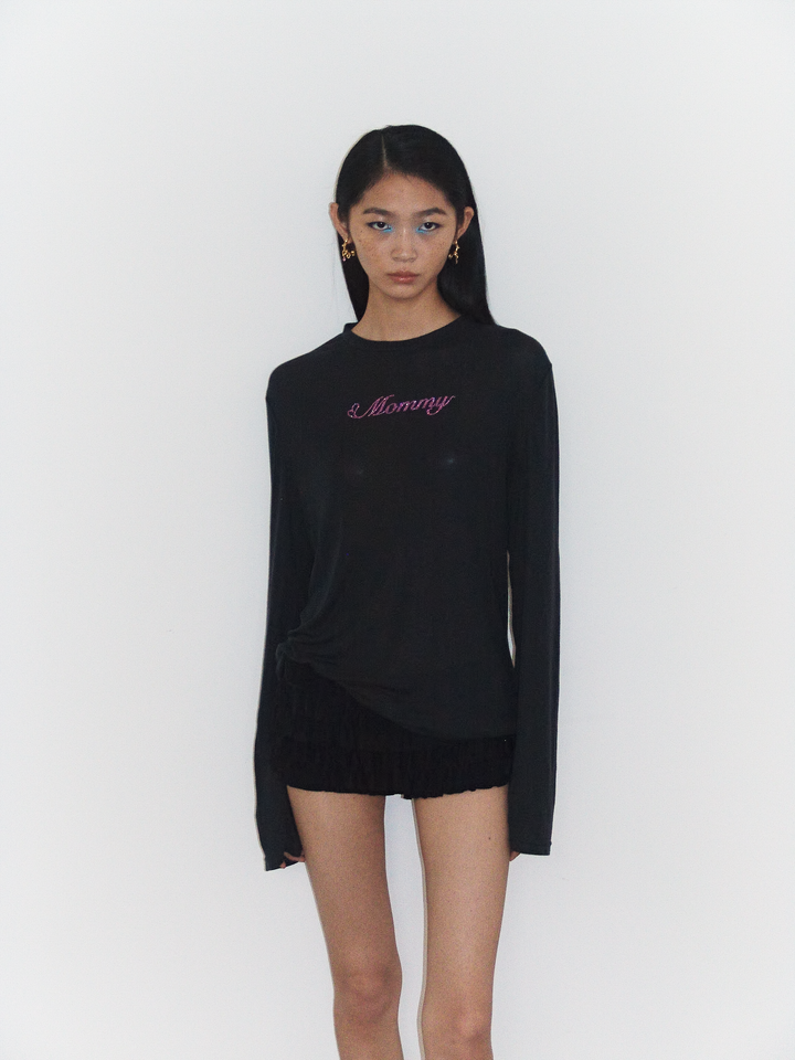 “Mommy” Sweater Black