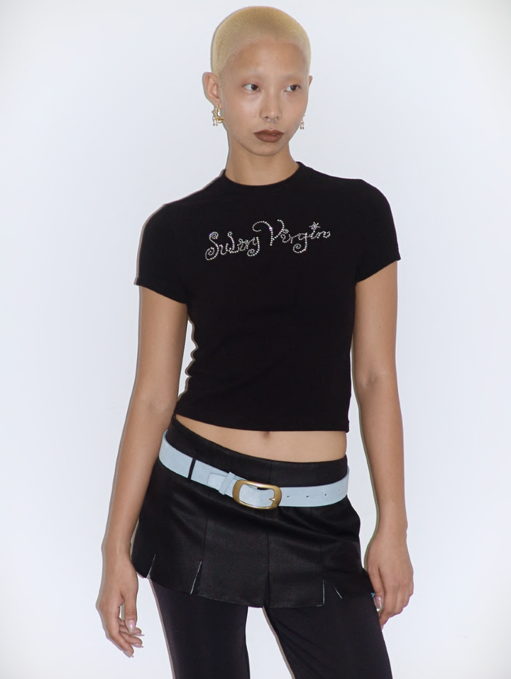 "Sultry Virgin" Tee Matt Black