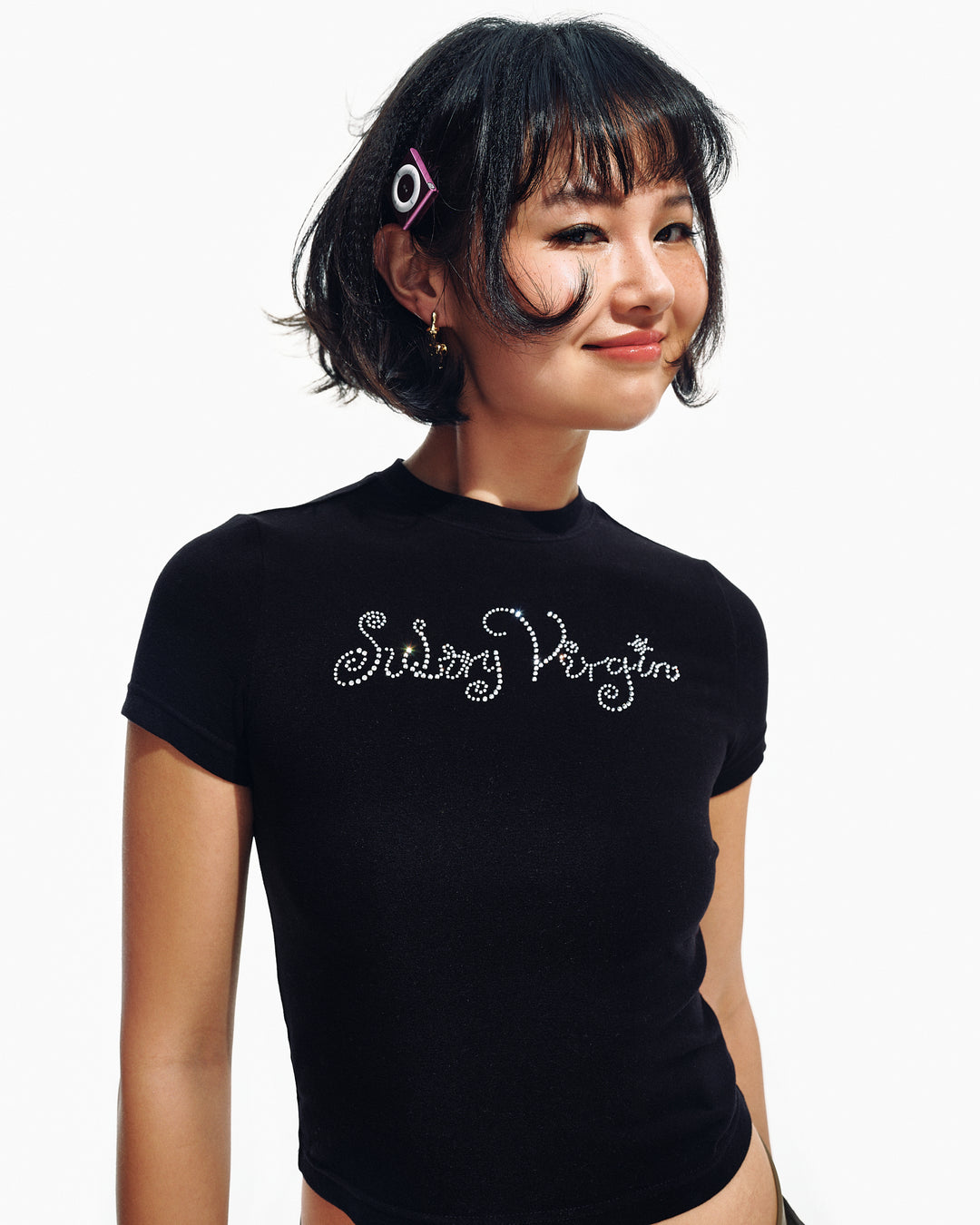 "Sultry Virgin" Tee Matt Black